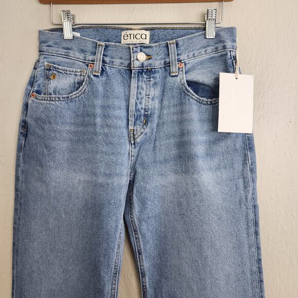 NEW Etica Anthropologie Amis High Waist Relaxed Bootcut Jean in Atwater - Picture 5 of 9